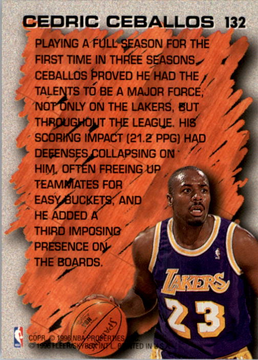 1996/1997 Fleer Basketball Part 1 Main Set Cards - Picture 231 of 473