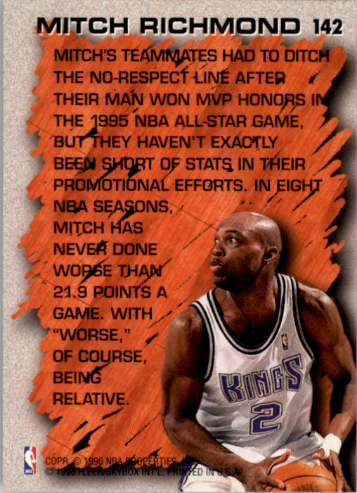 1996/1997 Fleer Basketball Part 1 Main Set Cards - Picture 241 of 473