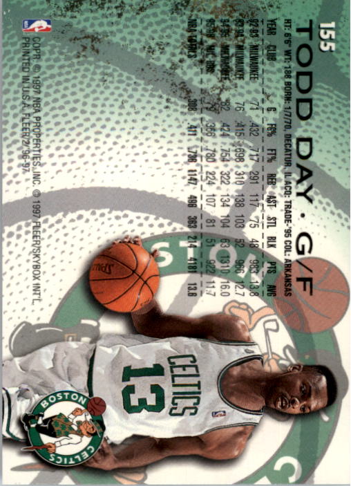 1996/1997 Fleer Basketball Part 1 Main Set Cards - Picture 265 of 473
