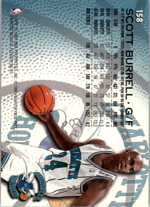 1996/1997 Fleer Basketball Part 1 Main Set Cards - Picture 269 of 473
