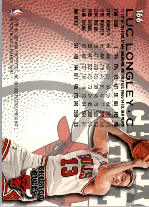 1996/1997 Fleer Basketball Part 1 Main Set Cards - Picture 281 of 473