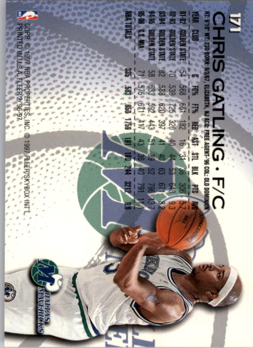 1996/1997 Fleer Basketball Part 1 Main Set Cards - Picture 289 of 473
