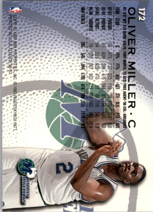 1996/1997 Fleer Basketball Part 1 Main Set Cards - Picture 291 of 473