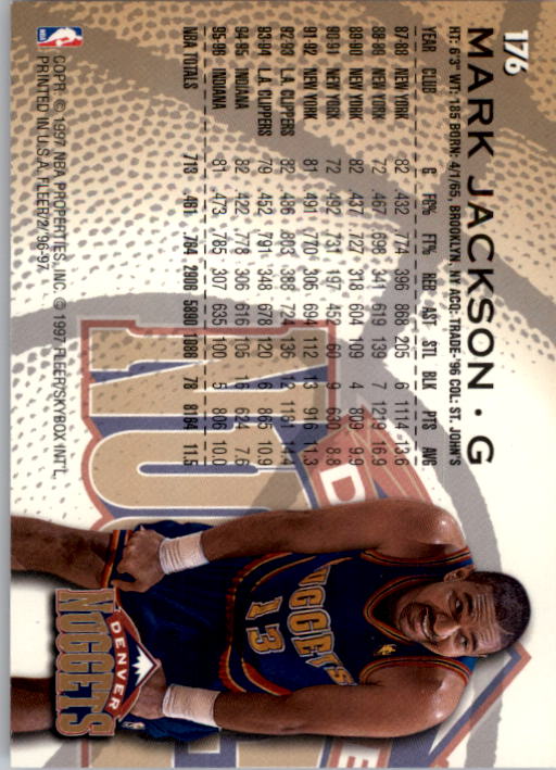 1996/1997 Fleer Basketball Part 1 Main Set Cards - Picture 295 of 473