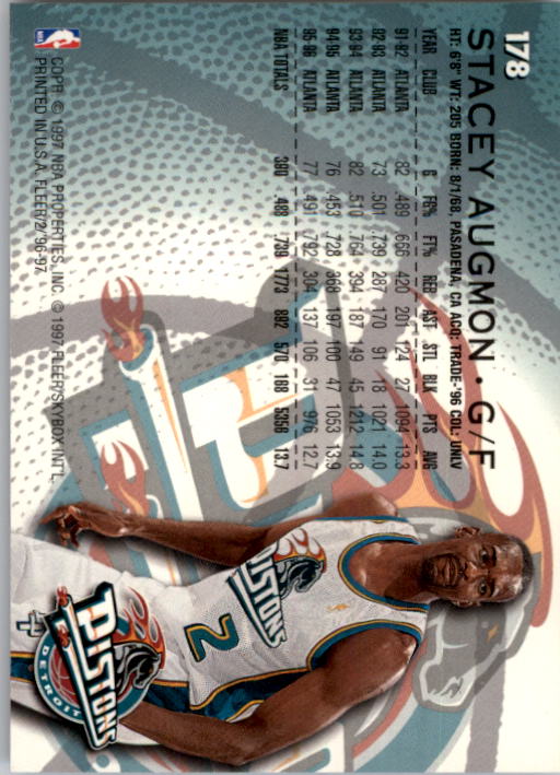 1996/1997 Fleer Basketball Part 1 Main Set Cards - Picture 299 of 473