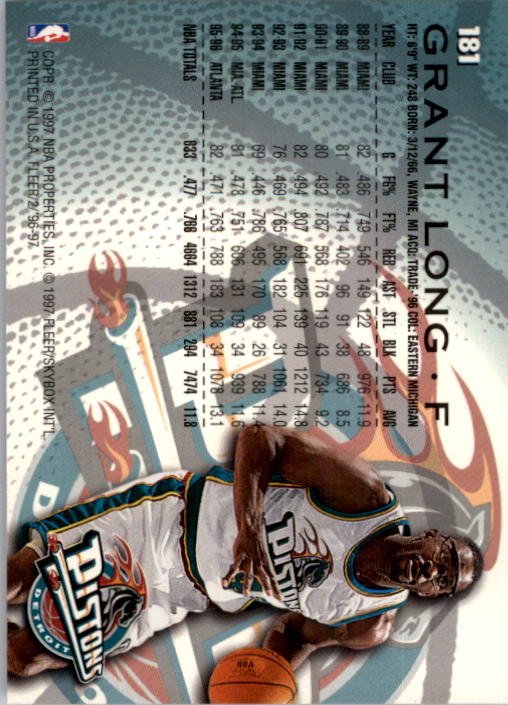 1996/1997 Fleer Basketball Part 1 Main Set Cards - Picture 305 of 473