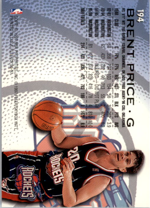 1996/1997 Fleer Basketball Part 1 Main Set Cards - Picture 321 of 473