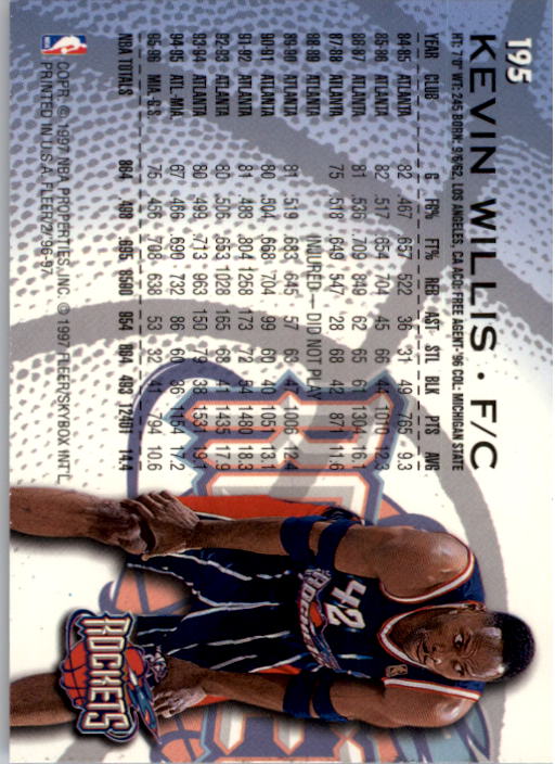 1996/1997 Fleer Basketball Part 1 Main Set Cards - Picture 323 of 473