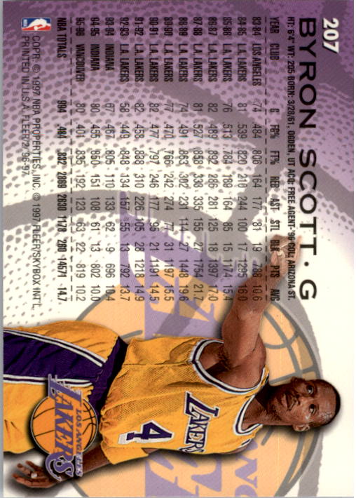 1996/1997 Fleer Basketball Part 1 Main Set Cards - Picture 337 of 473