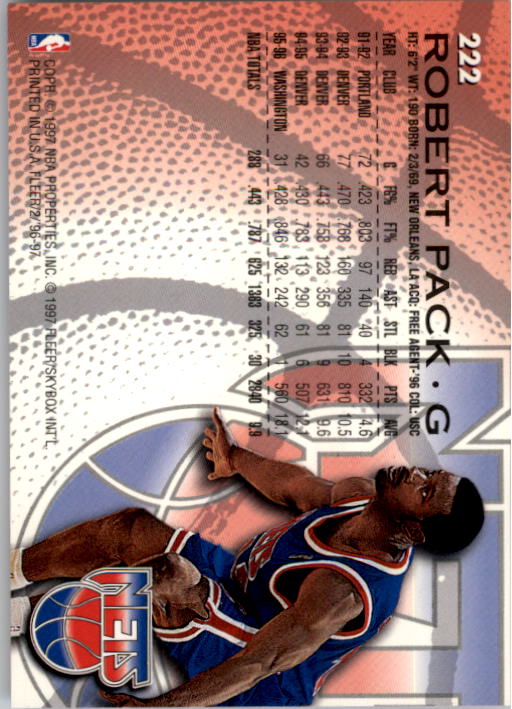 1996/1997 Fleer Basketball Part 1 Main Set Cards - Picture 357 of 473