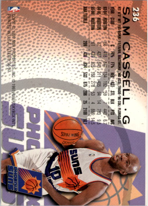 1996/1997 Fleer Basketball Part 1 Main Set Cards - Picture 373 of 473
