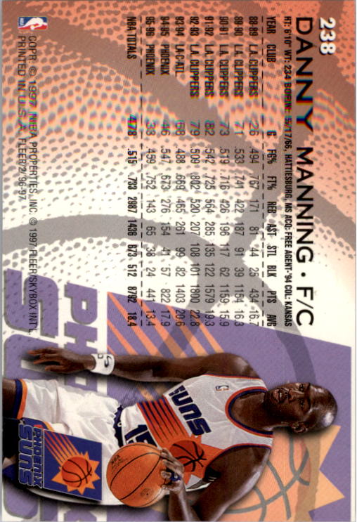 1996/1997 Fleer Basketball Part 1 Main Set Cards - Picture 377 of 473