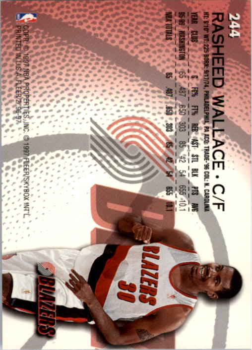 1996/1997 Fleer Basketball Part 1 Main Set Cards - Picture 387 of 473