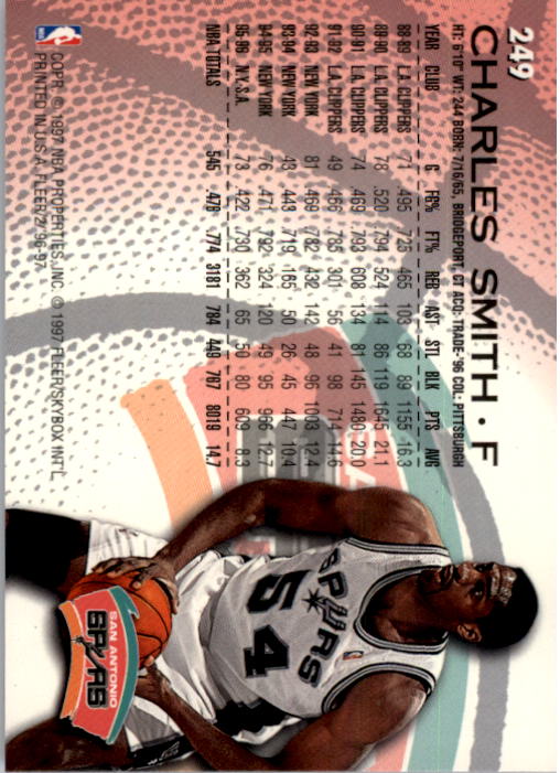 1996/1997 Fleer Basketball Part 1 Main Set Cards - Picture 397 of 473