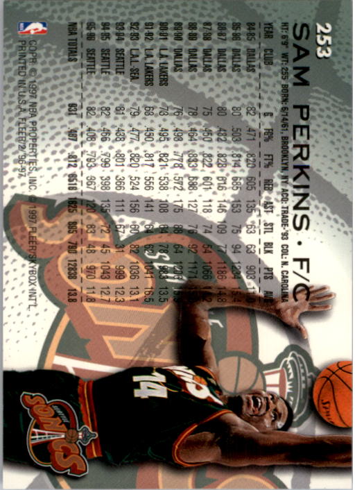 1996/1997 Fleer Basketball Part 1 Main Set Cards - Picture 405 of 473