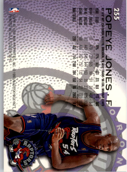 1996/1997 Fleer Basketball Part 1 Main Set Cards - Picture 409 of 473