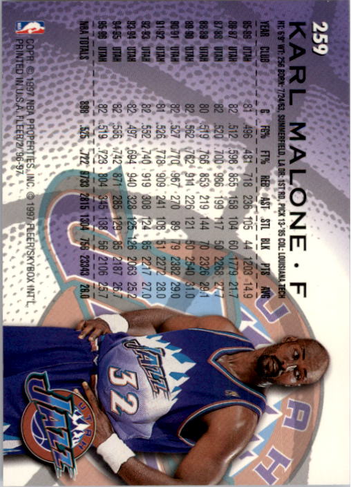 1996/1997 Fleer Basketball Part 1 Main Set Cards - Picture 417 of 473
