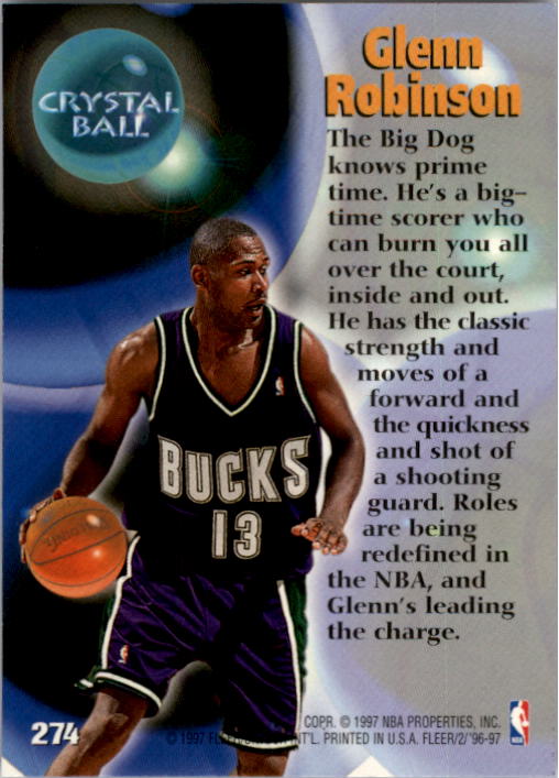 1996/1997 Fleer Basketball Part 1 Main Set Cards - Picture 433 of 473
