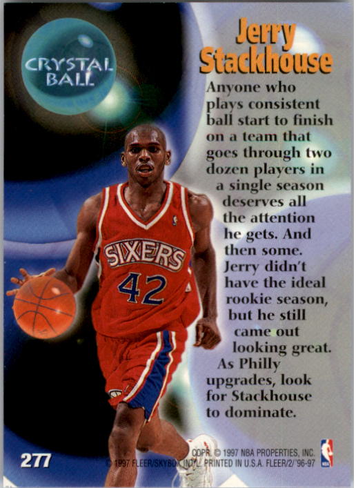 1996/1997 Fleer Basketball Part 1 Main Set Cards - Picture 437 of 473