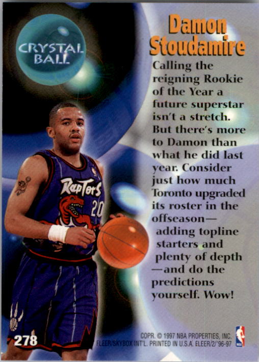 1996/1997 Fleer Basketball Part 1 Main Set Cards - Picture 439 of 473