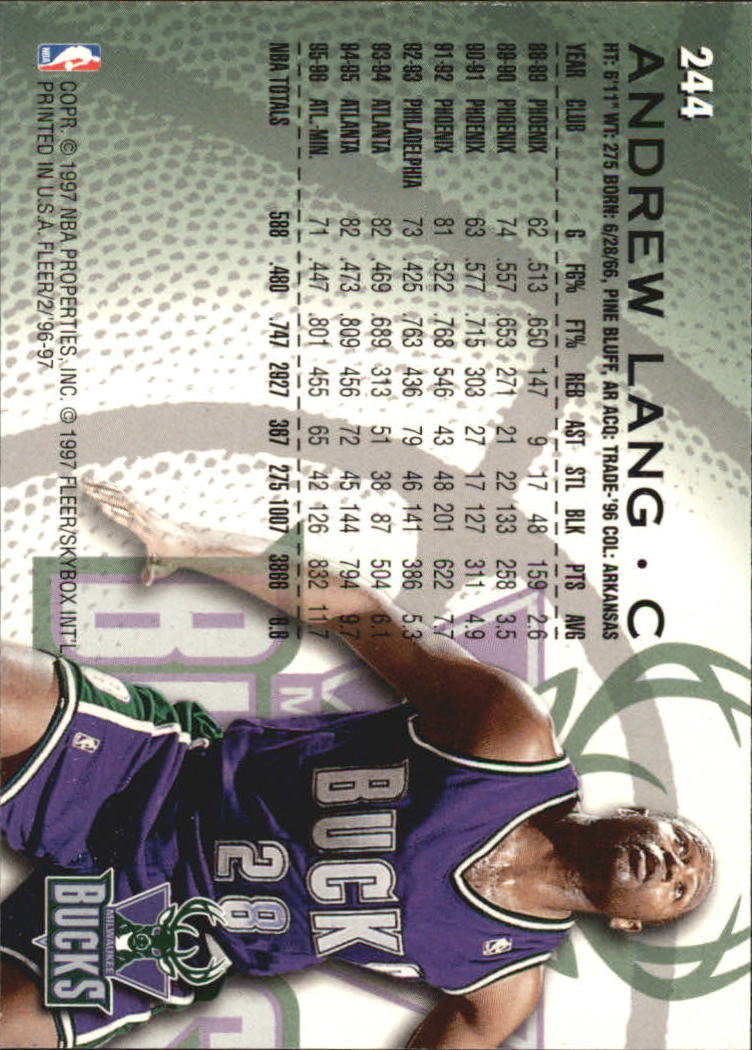 1996/97 Fleer European Basketball - Picture 173 of 333