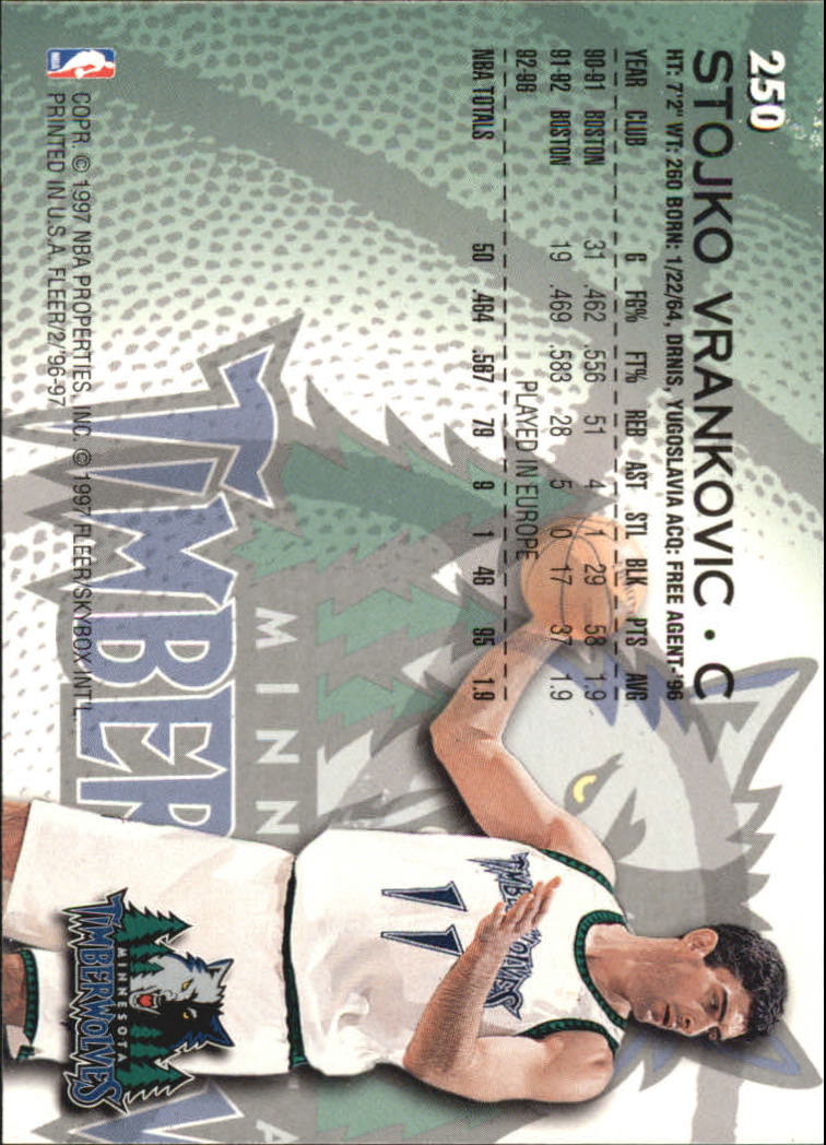 1996/97 Fleer European Basketball - Picture 185 of 333