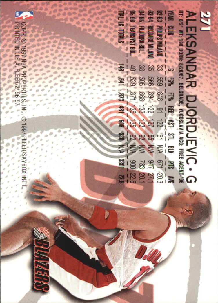 1996/97 Fleer European Basketball - Picture 225 of 333