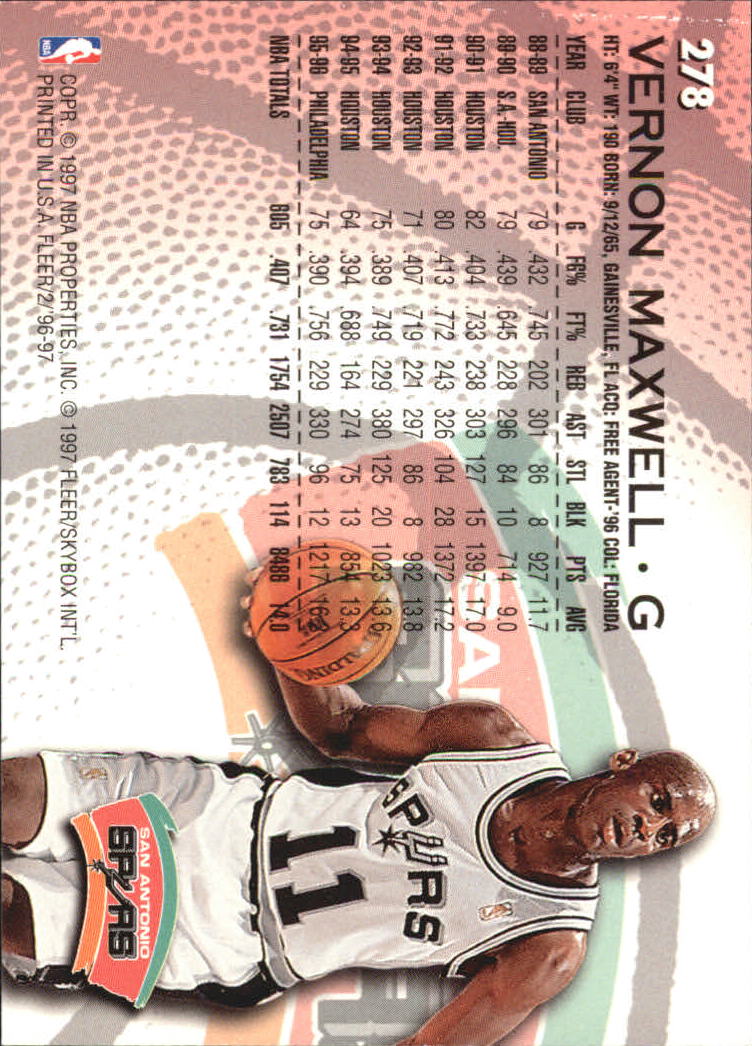 1996/97 Fleer European Basketball - Picture 239 of 333