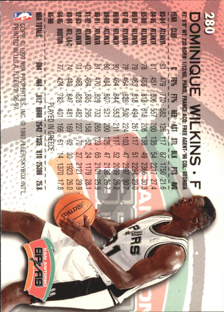1996/97 Fleer European Basketball - Picture 243 of 333