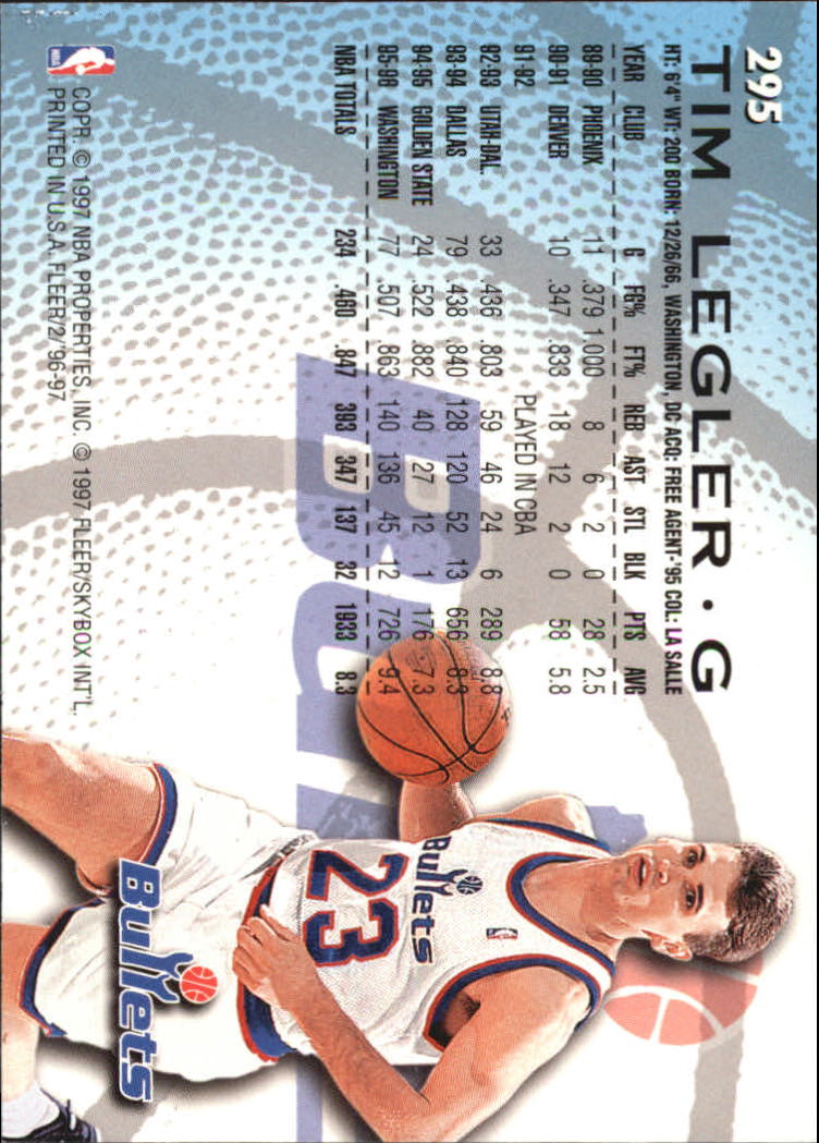 1996/97 Fleer European Basketball - Picture 269 of 333