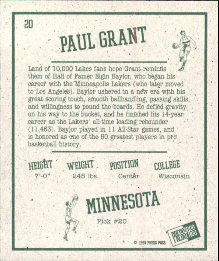 1997 Press Pass Double Threat Retroactive Basketball Card Pick - Picture 35 of 59