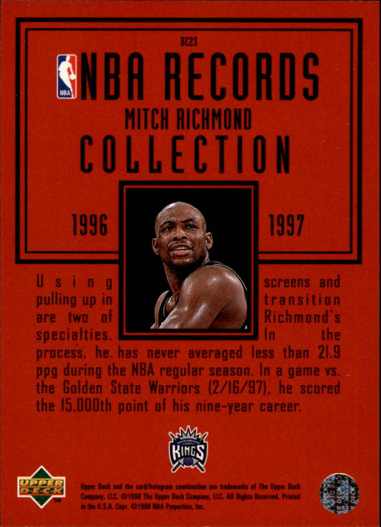 1997/1998 Upper Deck Basketball Part 2 Inserts and Main Set Cards #319 to #356 - Picture 87 of 127