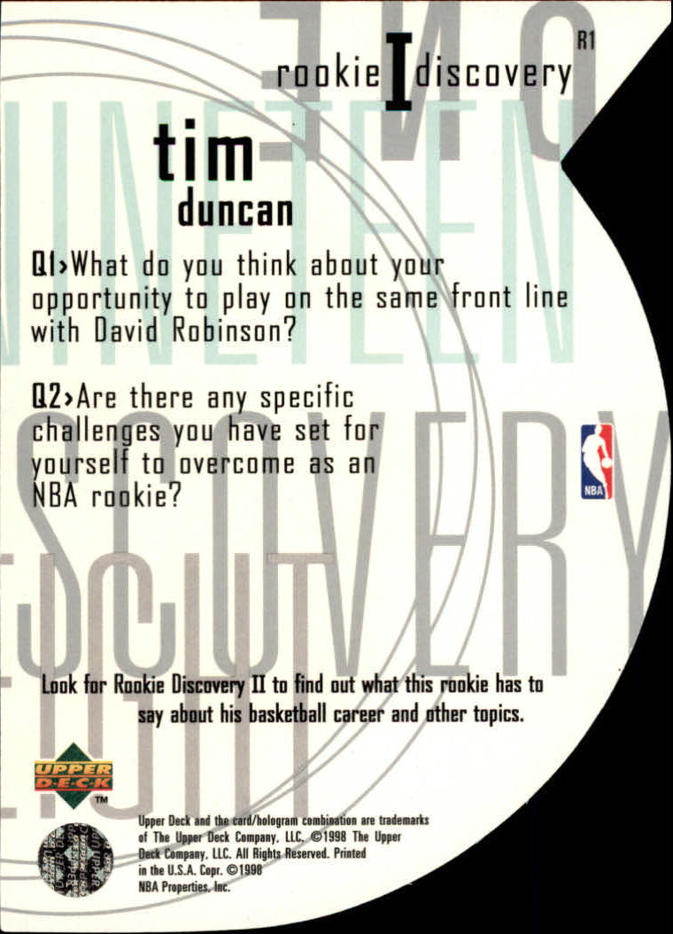 1997/1998 Upper Deck Basketball Part 2 Inserts and Main Set Cards #319 to #356 - Picture 85 of 127