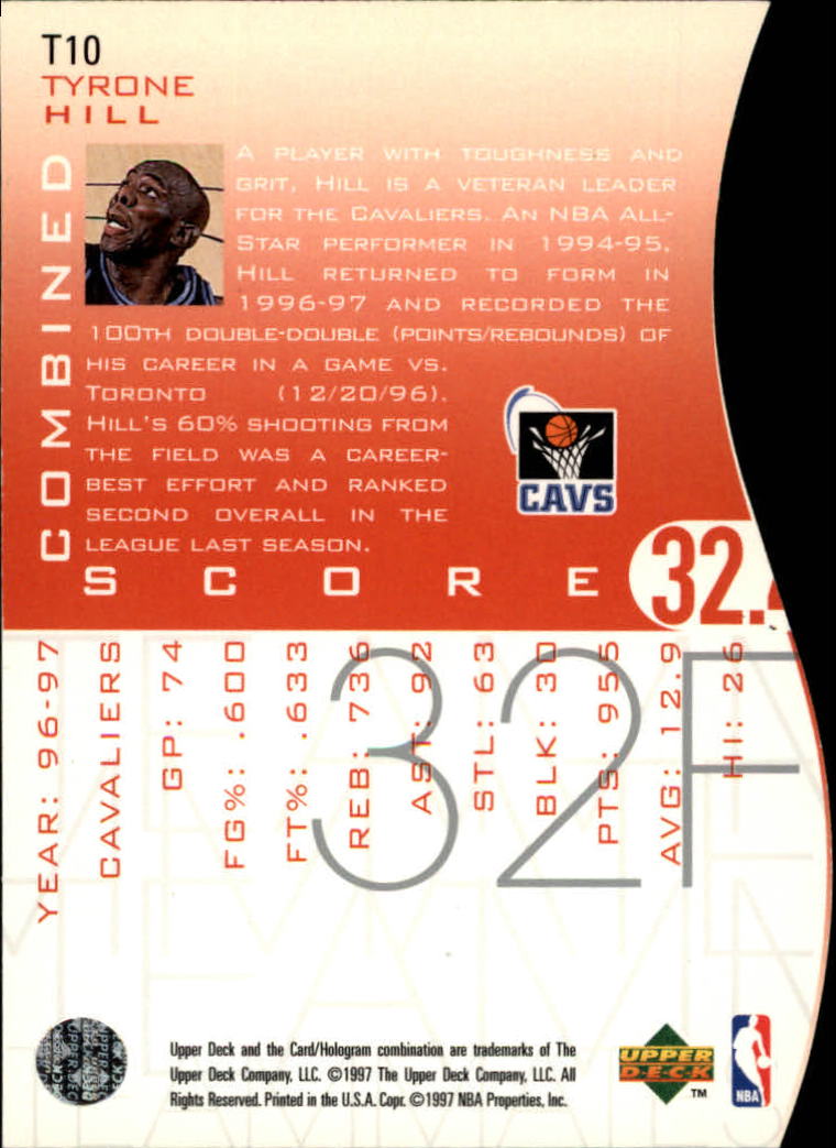 1997/1998 Upper Deck Basketball Part 2 Inserts and Main Set Cards #319 to #356 - Picture 41 of 127