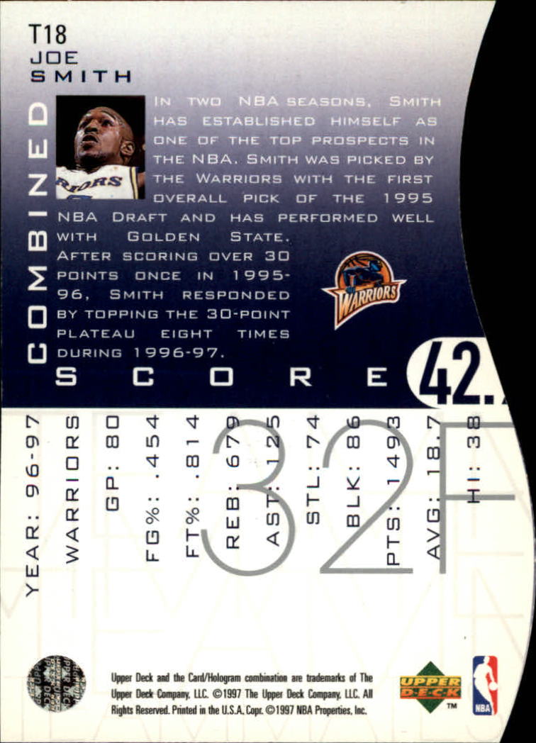 1997/1998 Upper Deck Basketball Part 2 Inserts and Main Set Cards #319 to #356 - Picture 25 of 127