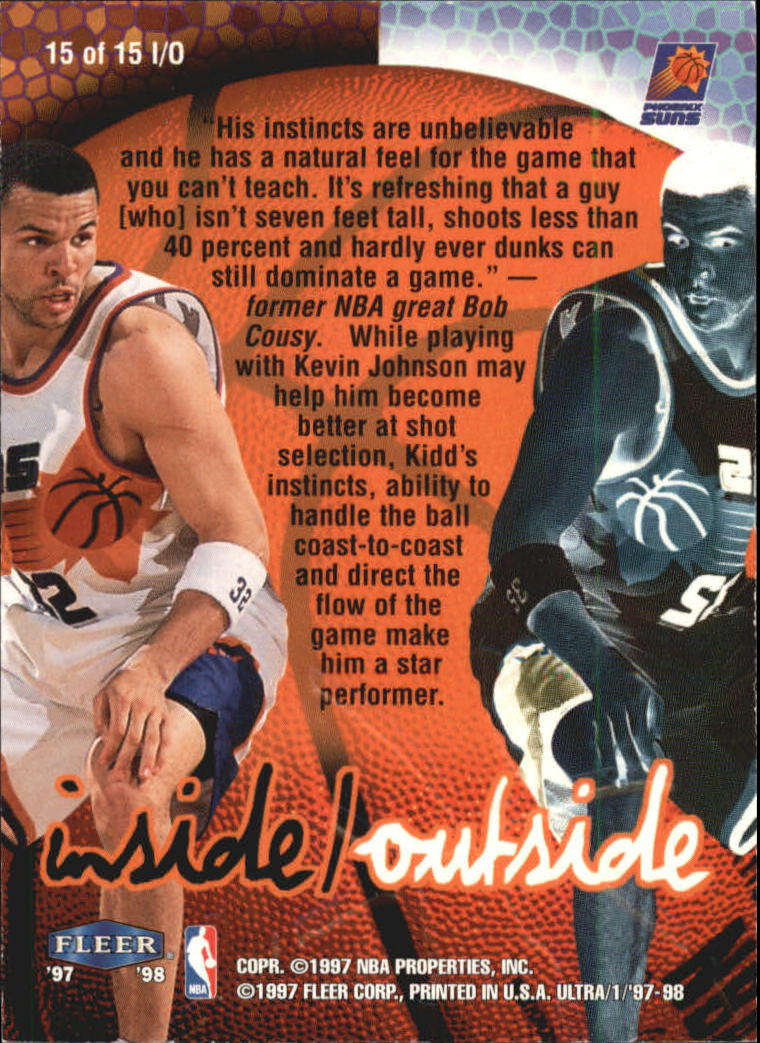 1997/1998 Ultra (Fleer) Basketball Part 2 Insert Cards - Picture 49 of 184