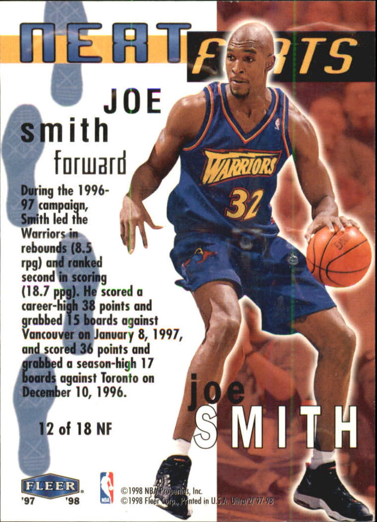 1997/1998 Ultra (Fleer) Basketball Part 2 Insert Cards - Picture 68 of 184