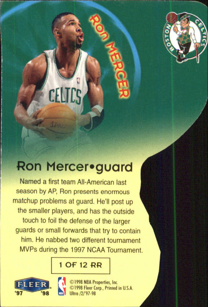 1997/1998 Ultra (Fleer) Basketball Part 2 Insert Cards - Picture 78 of 184