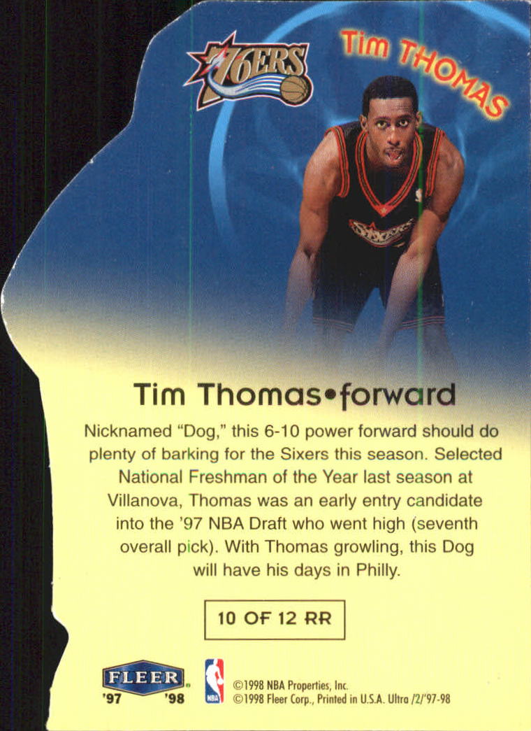 1997/1998 Ultra (Fleer) Basketball Part 2 Insert Cards - Picture 94 of 184