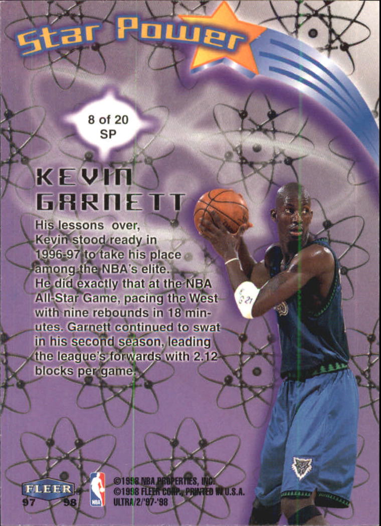 1997/1998 Ultra (Fleer) Basketball Part 2 Insert Cards - Picture 110 of 184