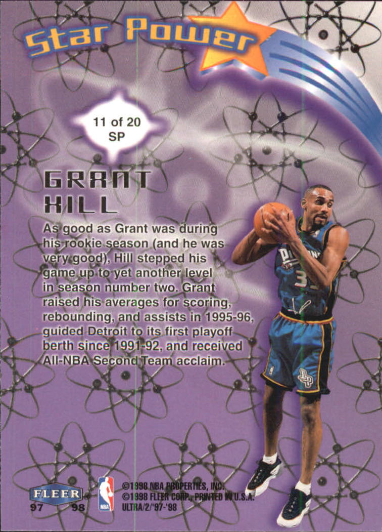 1997/1998 Ultra (Fleer) Basketball Part 2 Insert Cards - Picture 112 of 184