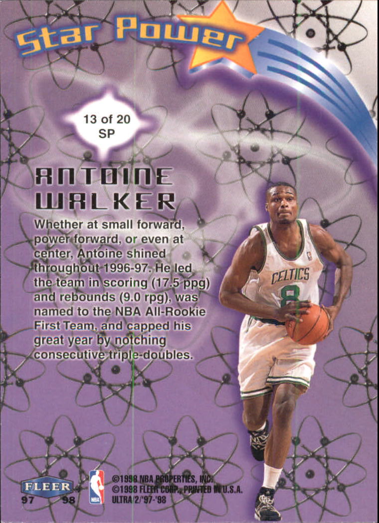 1997/1998 Ultra (Fleer) Basketball Part 2 Insert Cards - Picture 116 of 184