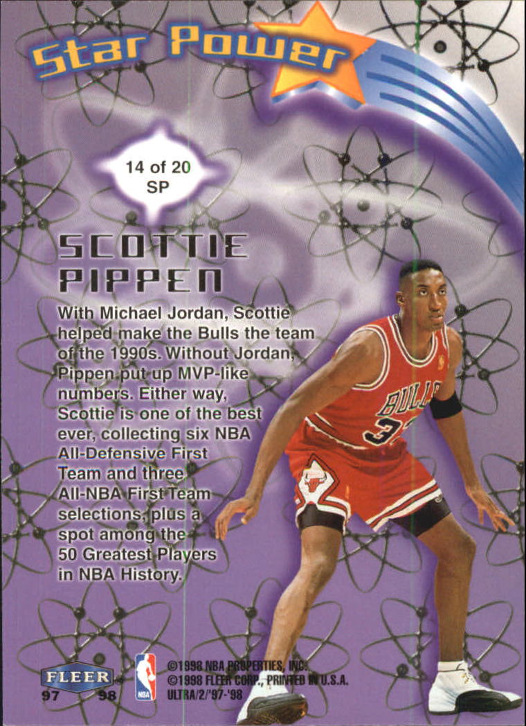 1997/1998 Ultra (Fleer) Basketball Part 2 Insert Cards - Picture 118 of 184