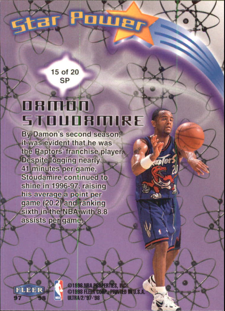 1997/1998 Ultra (Fleer) Basketball Part 2 Insert Cards - Picture 120 of 184