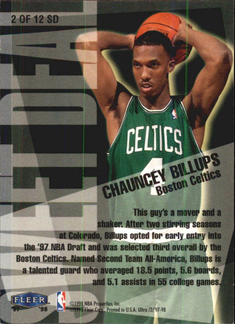 1997/1998 Ultra (Fleer) Basketball Part 2 Insert Cards - Picture 132 of 184