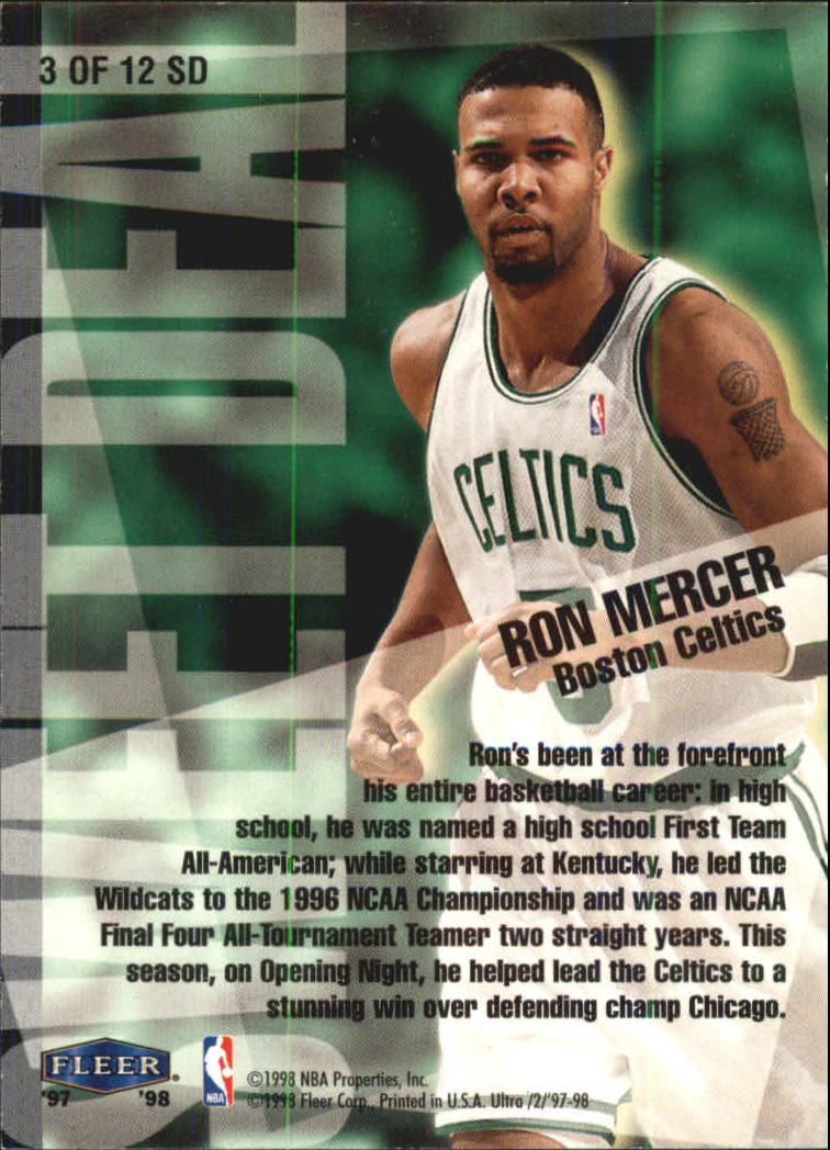 1997/1998 Ultra (Fleer) Basketball Part 2 Insert Cards - Picture 134 of 184