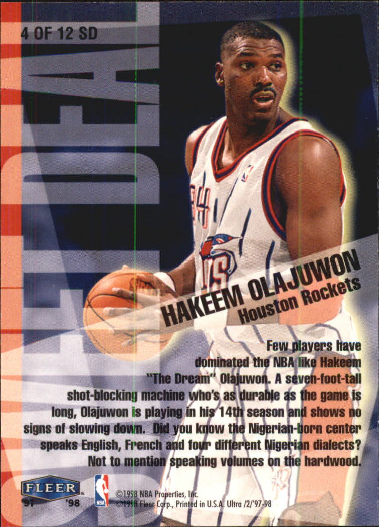 1997/1998 Ultra (Fleer) Basketball Part 2 Insert Cards - Picture 136 of 184