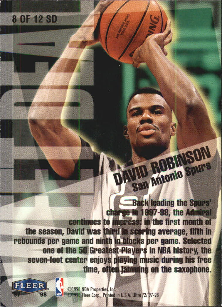1997/1998 Ultra (Fleer) Basketball Part 2 Insert Cards - Picture 142 of 184