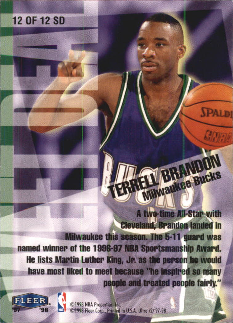 1997/1998 Ultra (Fleer) Basketball Part 2 Insert Cards - Picture 150 of 184