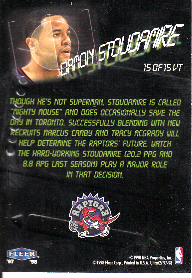 1997/1998 Ultra (Fleer) Basketball Part 2 Insert Cards - Picture 184 of 184